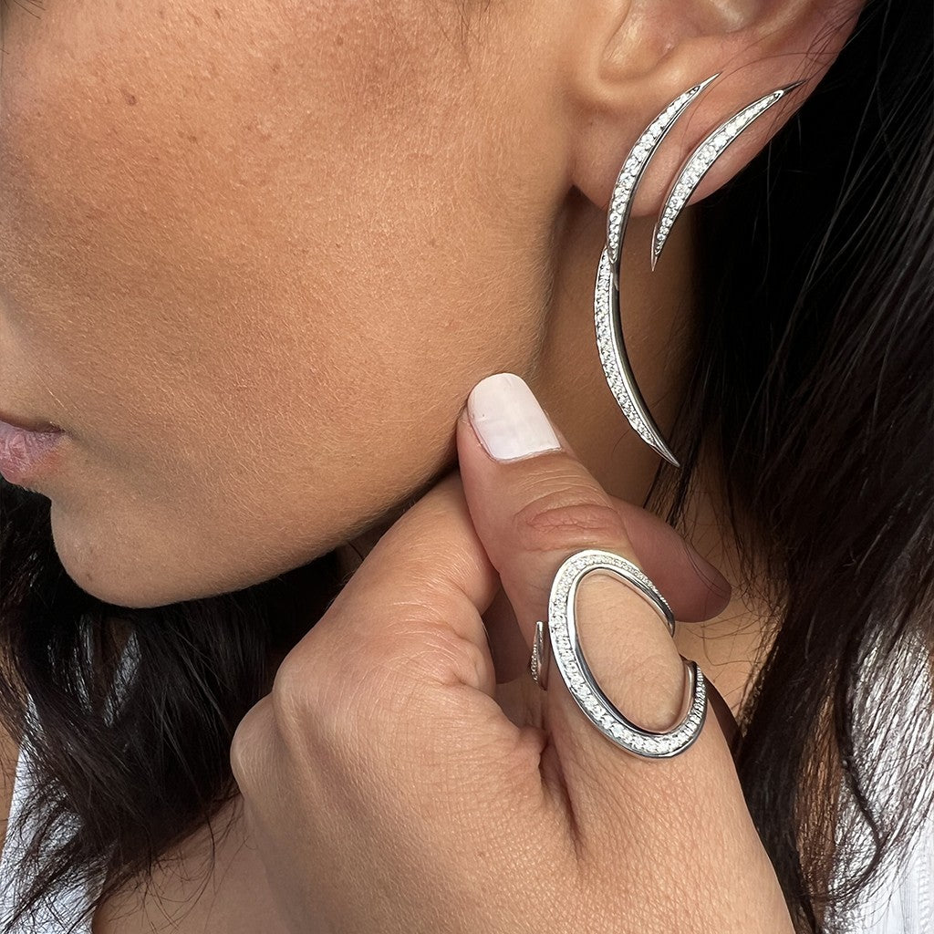Calatrava Diamond Strokes - The Ear Jackets