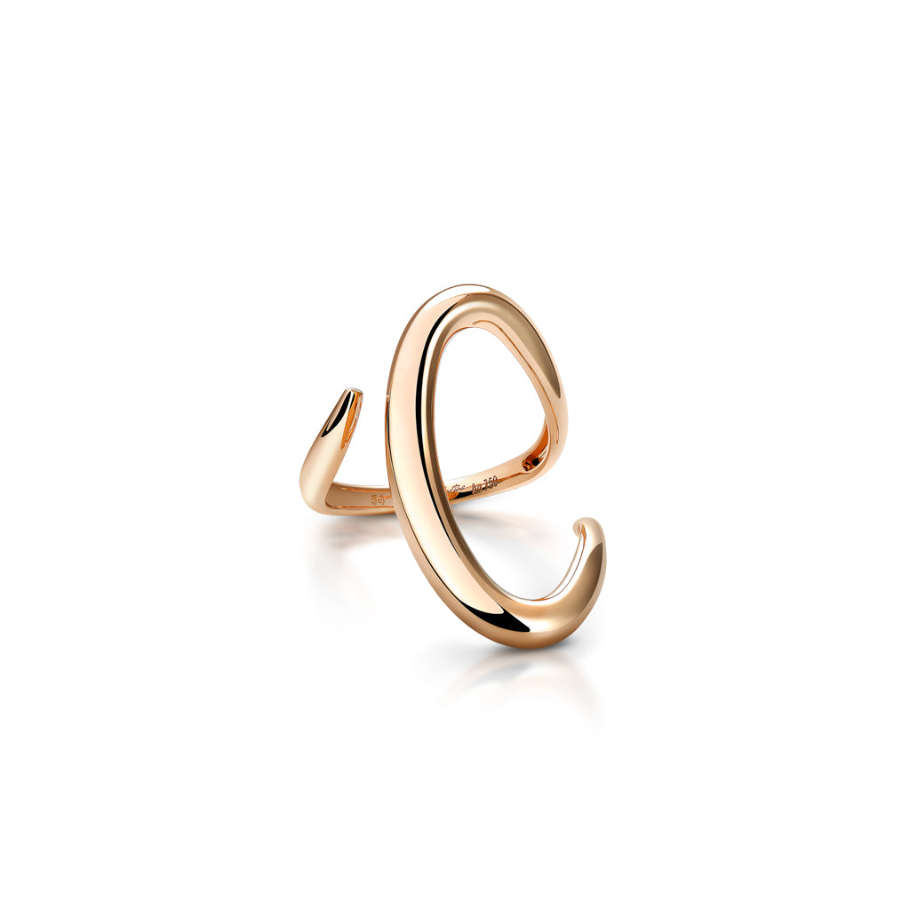 Strokes Ring Gold Gloss