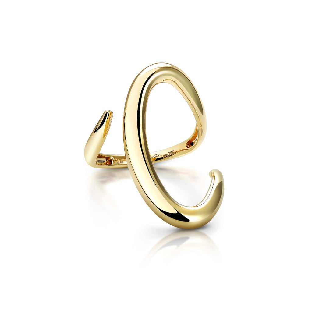 Strokes Ring Gold Gloss