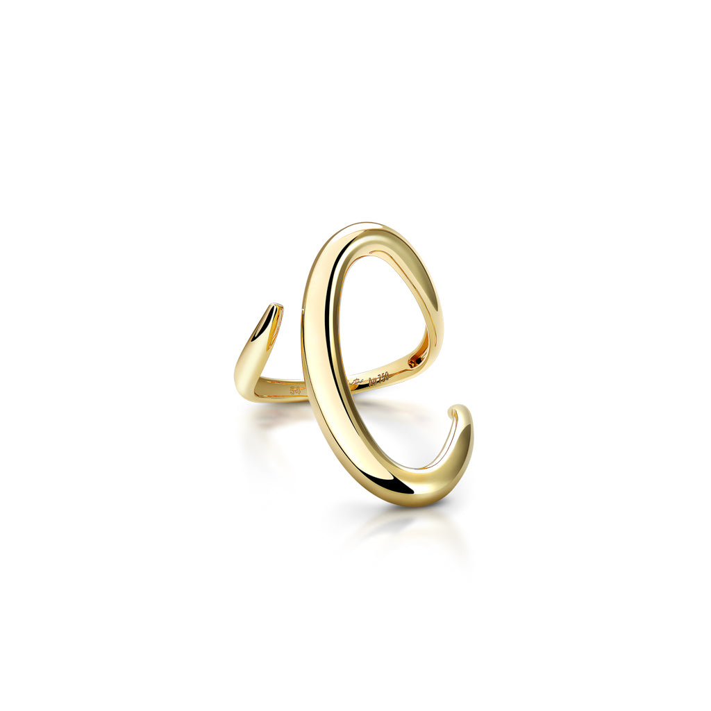Strokes Ring Gold Gloss