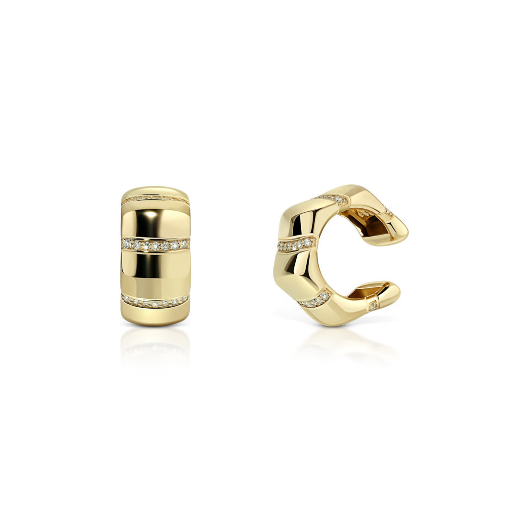 Dreamy Arcadia Ear Cuff In Diamonds-7