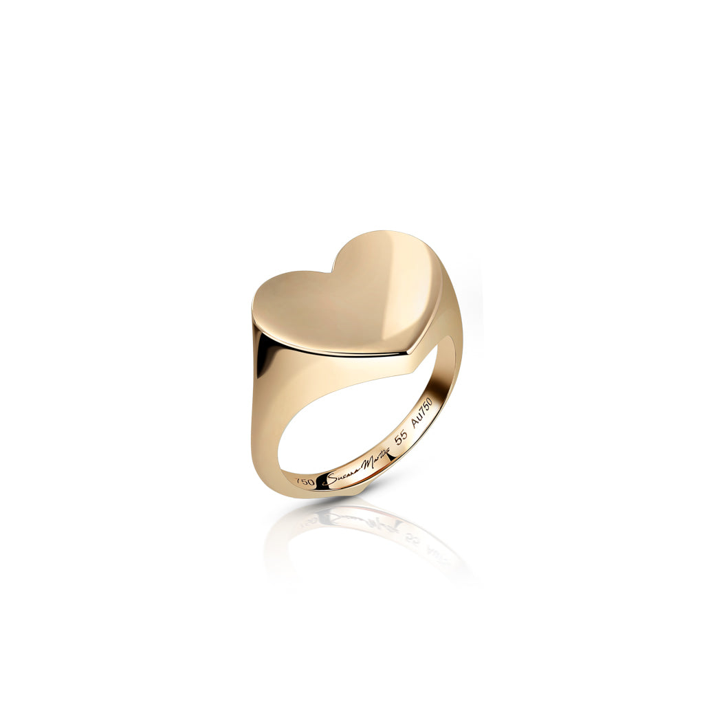 The Amor Signet Ring in Yellow Gold-4
