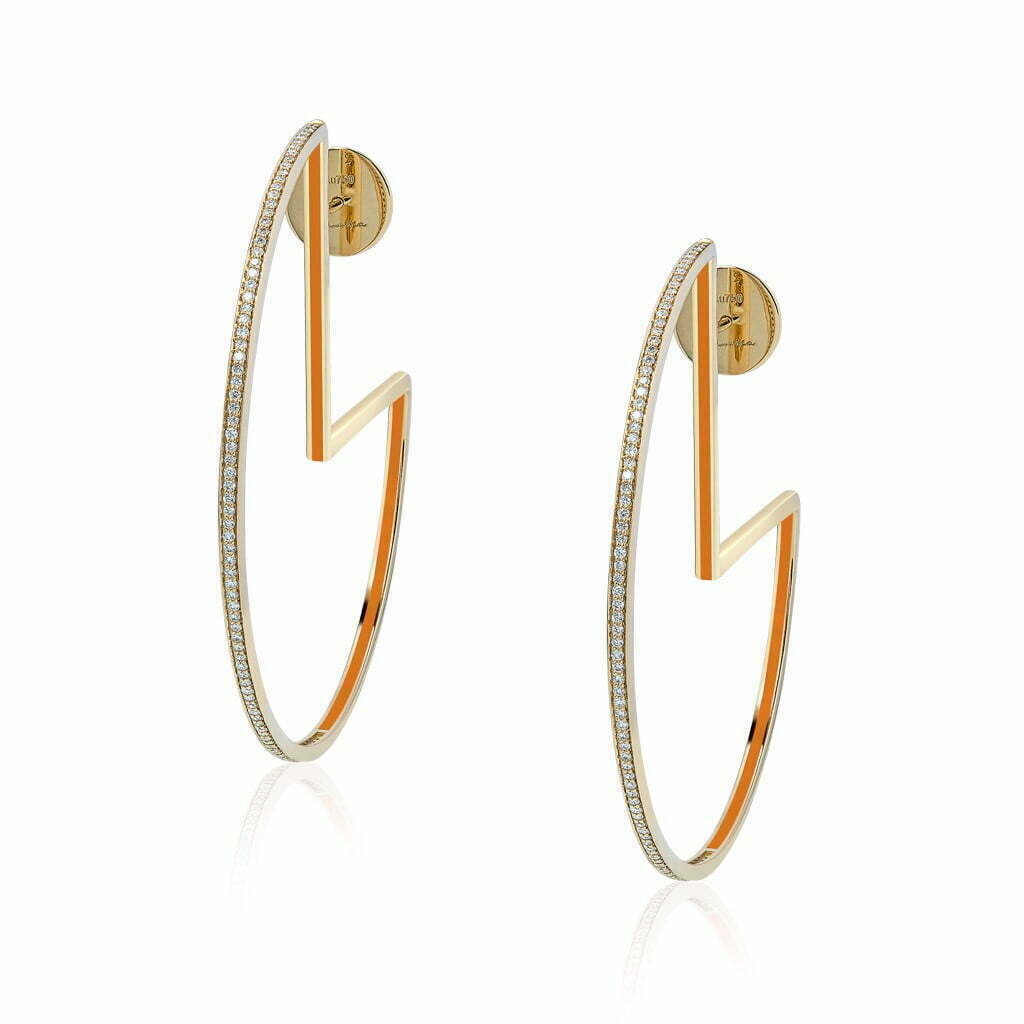 The Hoop Studs Clementine