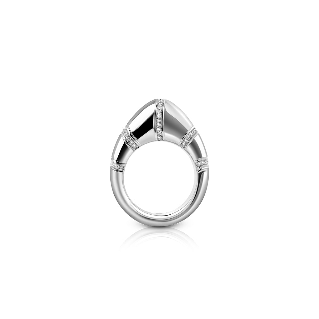 The Dome Ring in Gloss Rose Gold