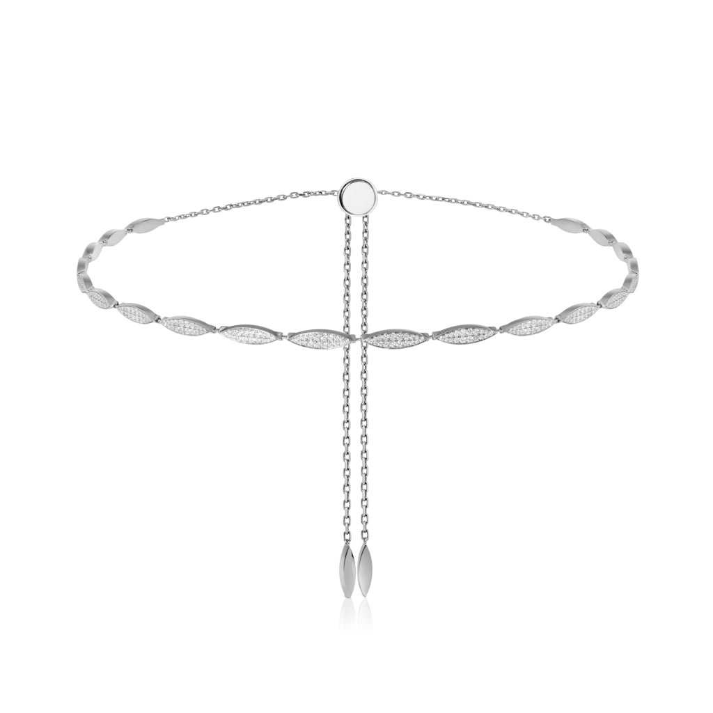 Unstoppable Choker in Diamond Frosting White Gold