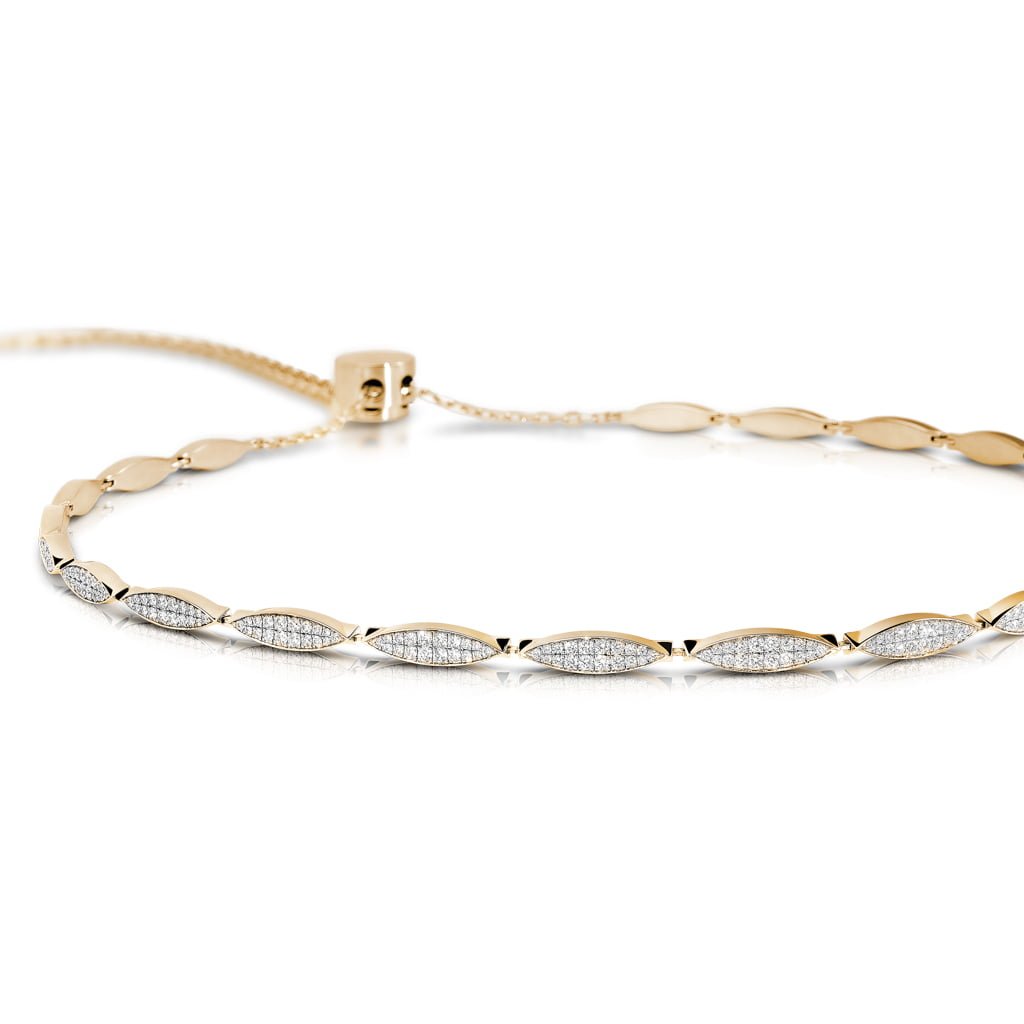 Unstoppable Choker in Diamond Frosting in Yellow Gold