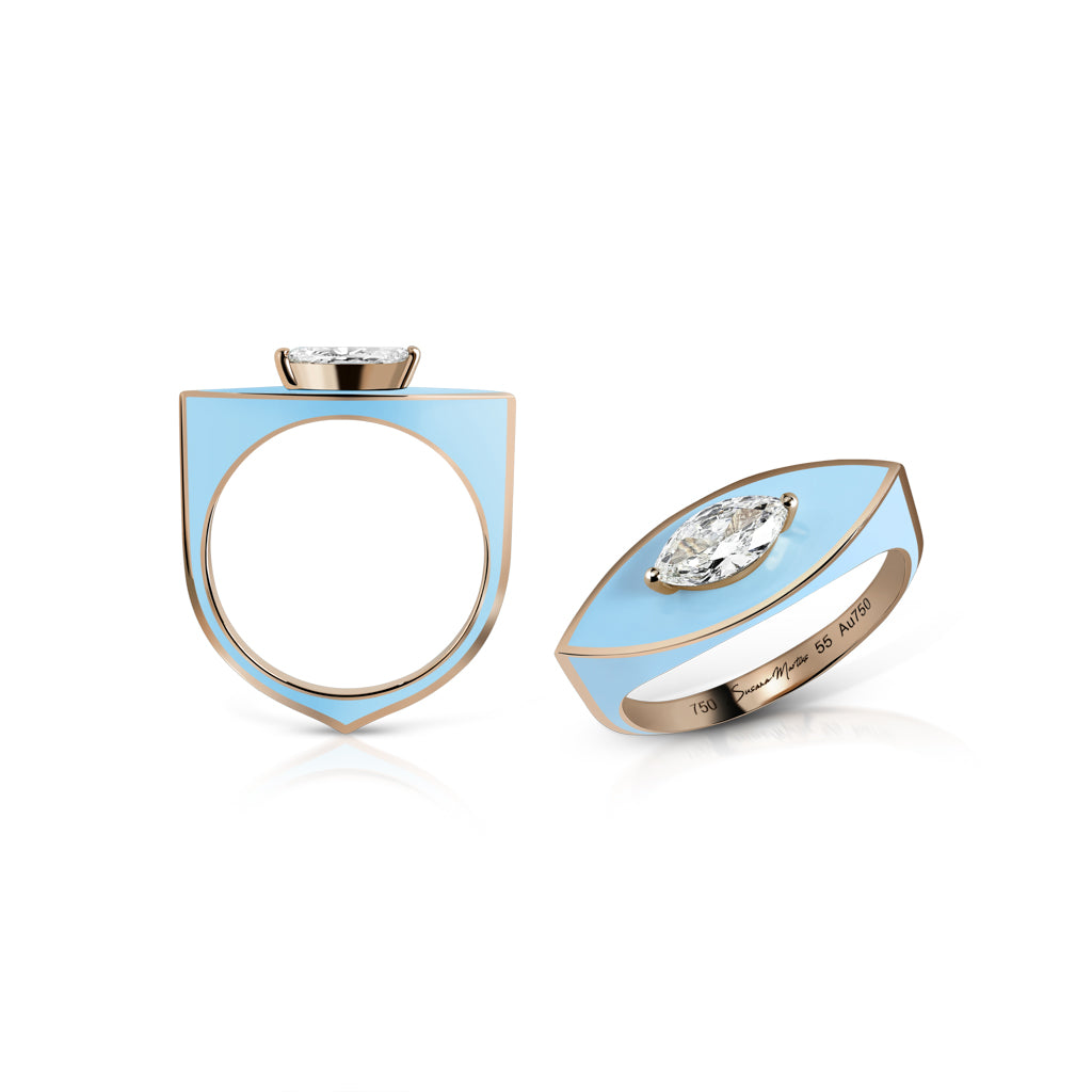 Unstoppable Eye Candy Marquise in Pastel Blue