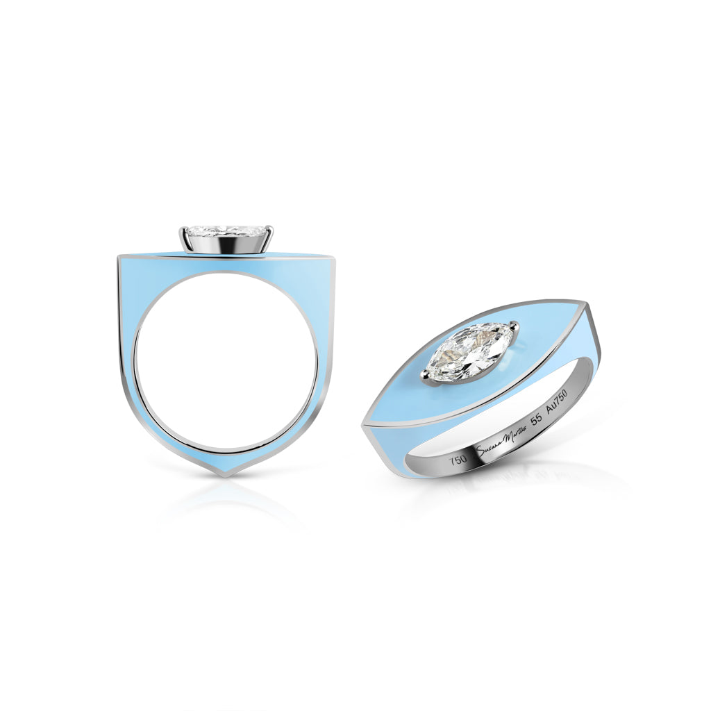 Unstoppable Eye Candy Marquise in Pastel Blue