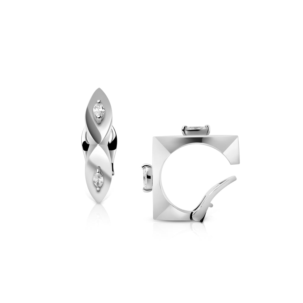 Eye Candy Maxi Marquise Ear Cuff in Gloss