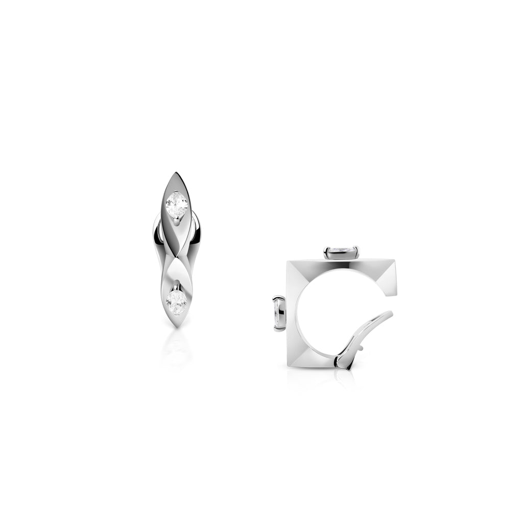 Eye Candy Mini Marquise Ear Cuff in Gloss
