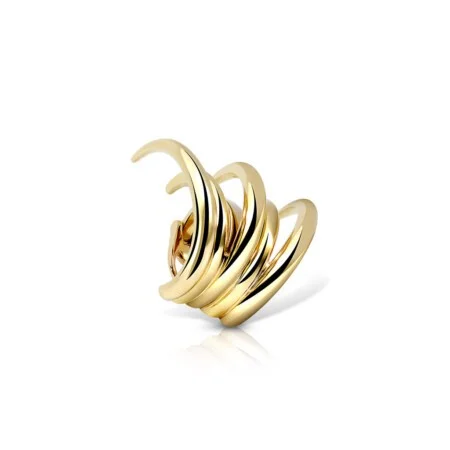 Calatrava gold gloss ring featuring five elegant strokes, showcasing a modern design ideal for fashion accessories.